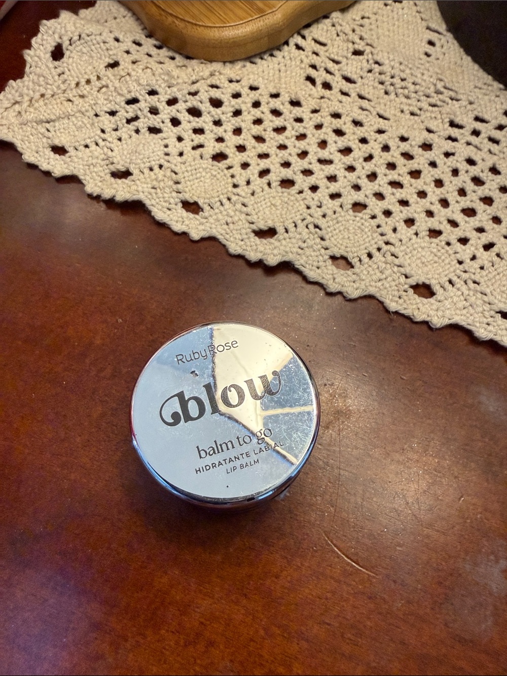 Ruby Rose Glow Balm To Go Lip Balm - Silver Compact Color BG30